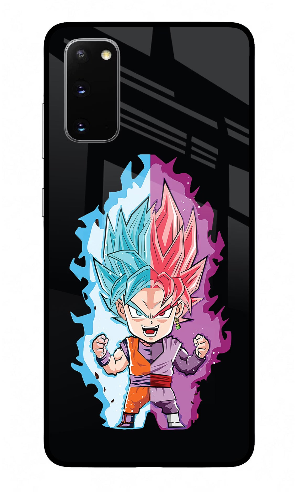Chota Goku Samsung S20 Glass Case Back Cover by Casekaro