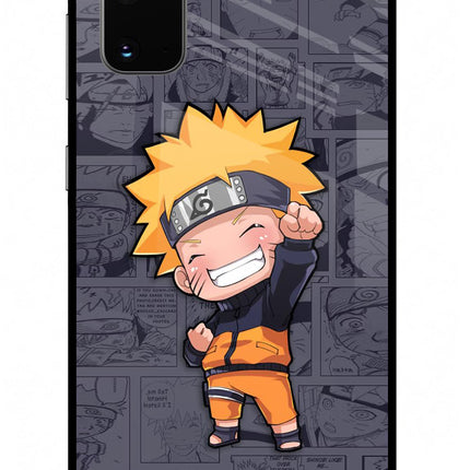 Chota Naruto Samsung S20 Glass Case Back Cover by Casekaro