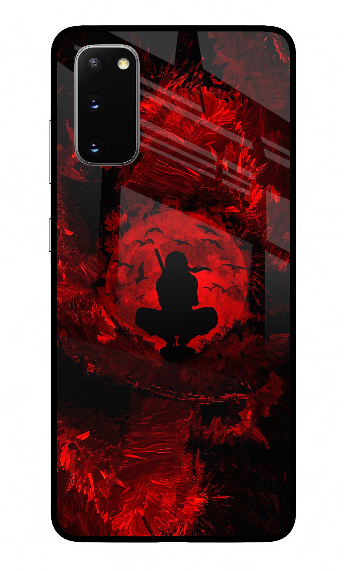 Itachi Uchiha Samsung S20 Glass Case Back Cover by Casekaro
