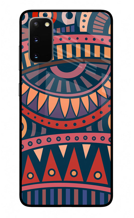 African Culture Design Samsung S20 Glass Case