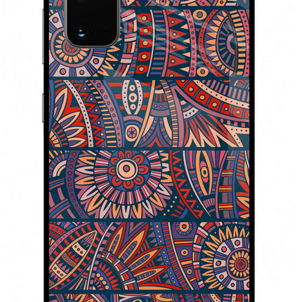 African Culture Design Samsung S20 Glass Case Back Cover by Casekaro