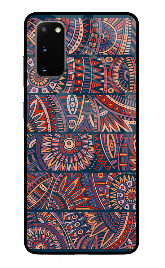 African Culture Design Samsung S20 Glass Case