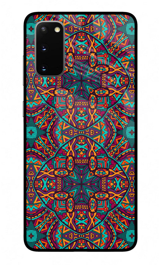 Colour Mandala Samsung S20 Glass Case