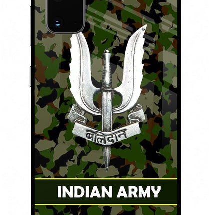 Balidan Indian Logo Samsung S20 Glass Case Back Cover by Casekaro