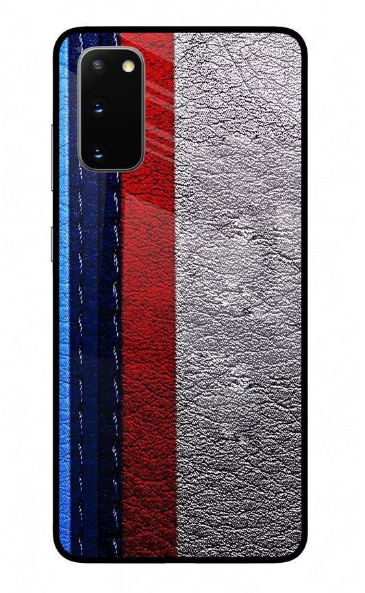 BMW Stripes Samsung S20 Glass Case