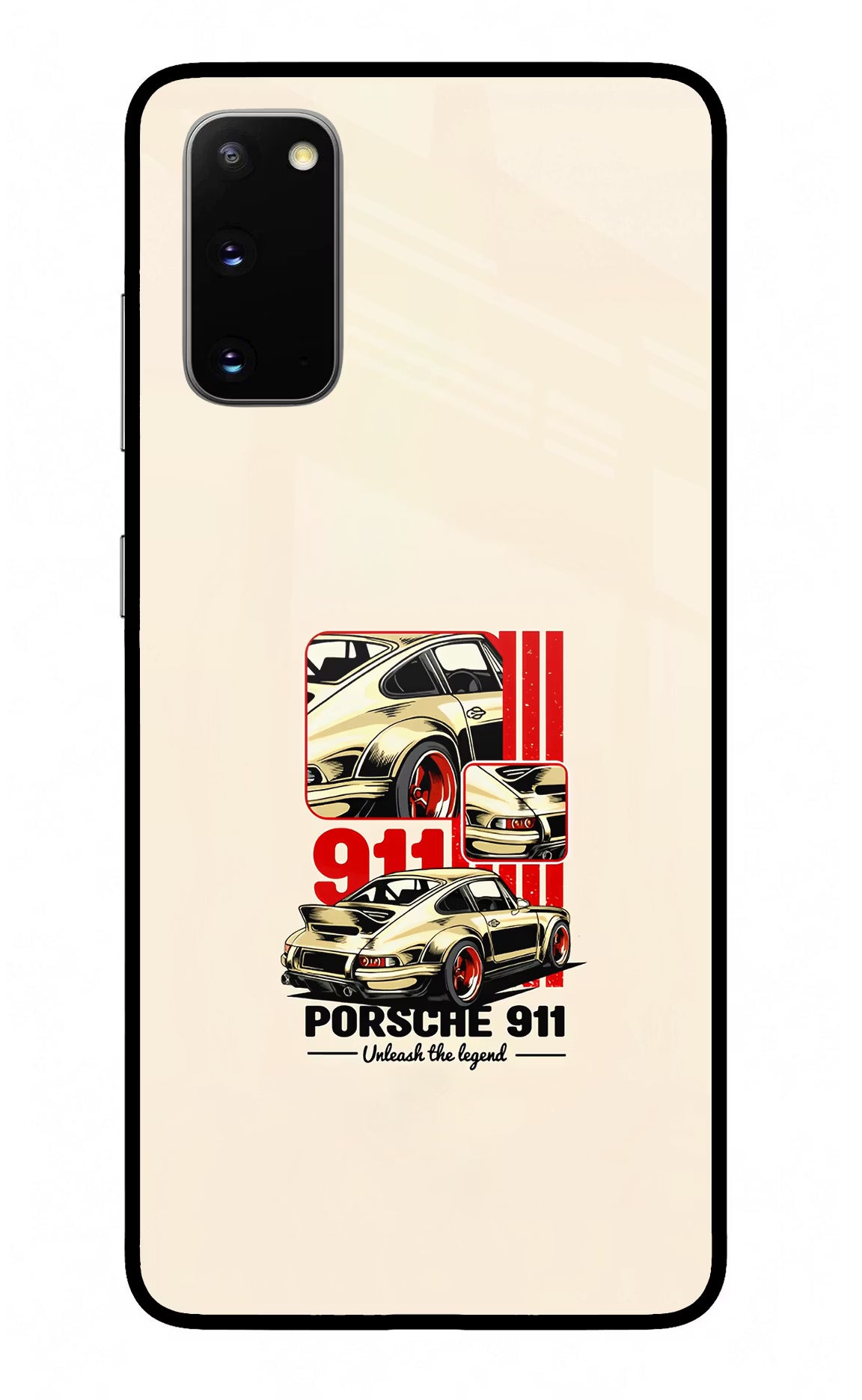 Classic Porsche 911 Samsung S20 Glass Case