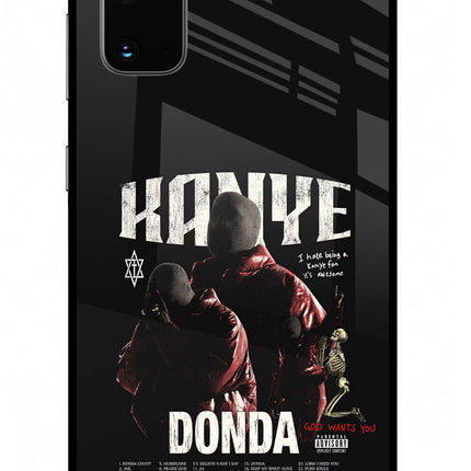 Donda Kanye West Samsung S20 Glass Case Back Cover by Casekaro