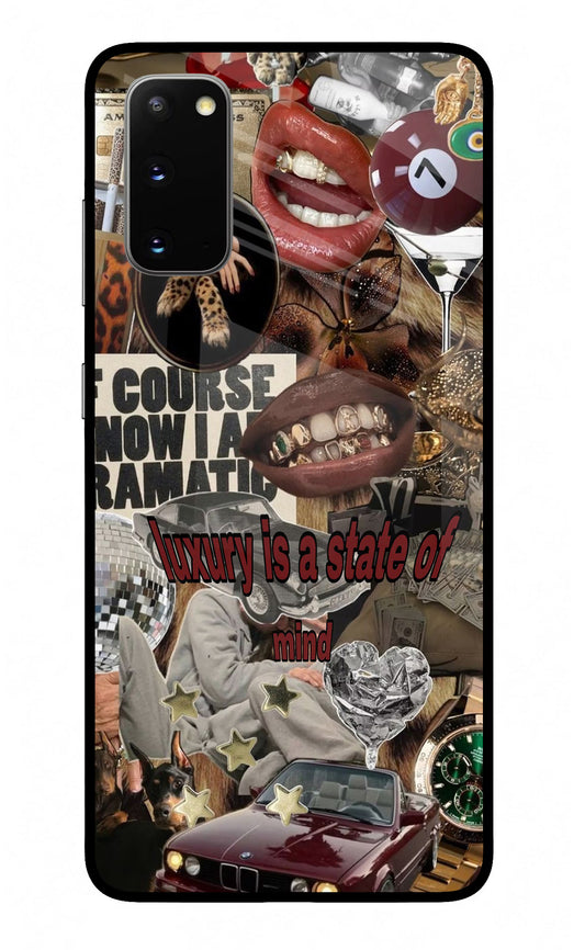 Luxury Samsung S20 Glass Case