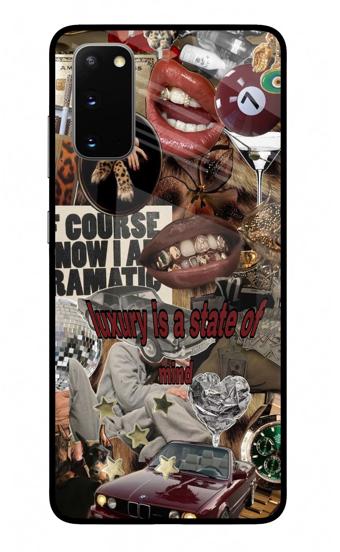 Luxury Samsung S20 Glass Case Back Cover by Casekaro