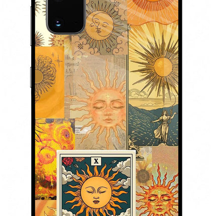 Sun Samsung S20 Glass Case Back Cover by Casekaro