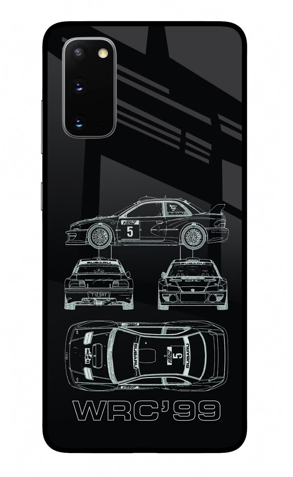WRC'99 Samsung S20 Glass Case Back Cover by Casekaro