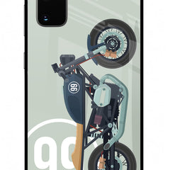 Classic Cafe Racer 99 Samsung S20 Glass Case