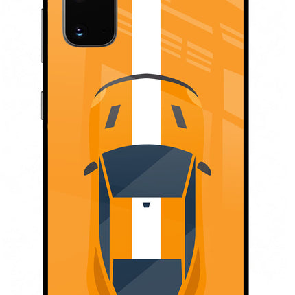 Highway Pursuit Samsung S20 Glass Case Back Cover by Casekaro