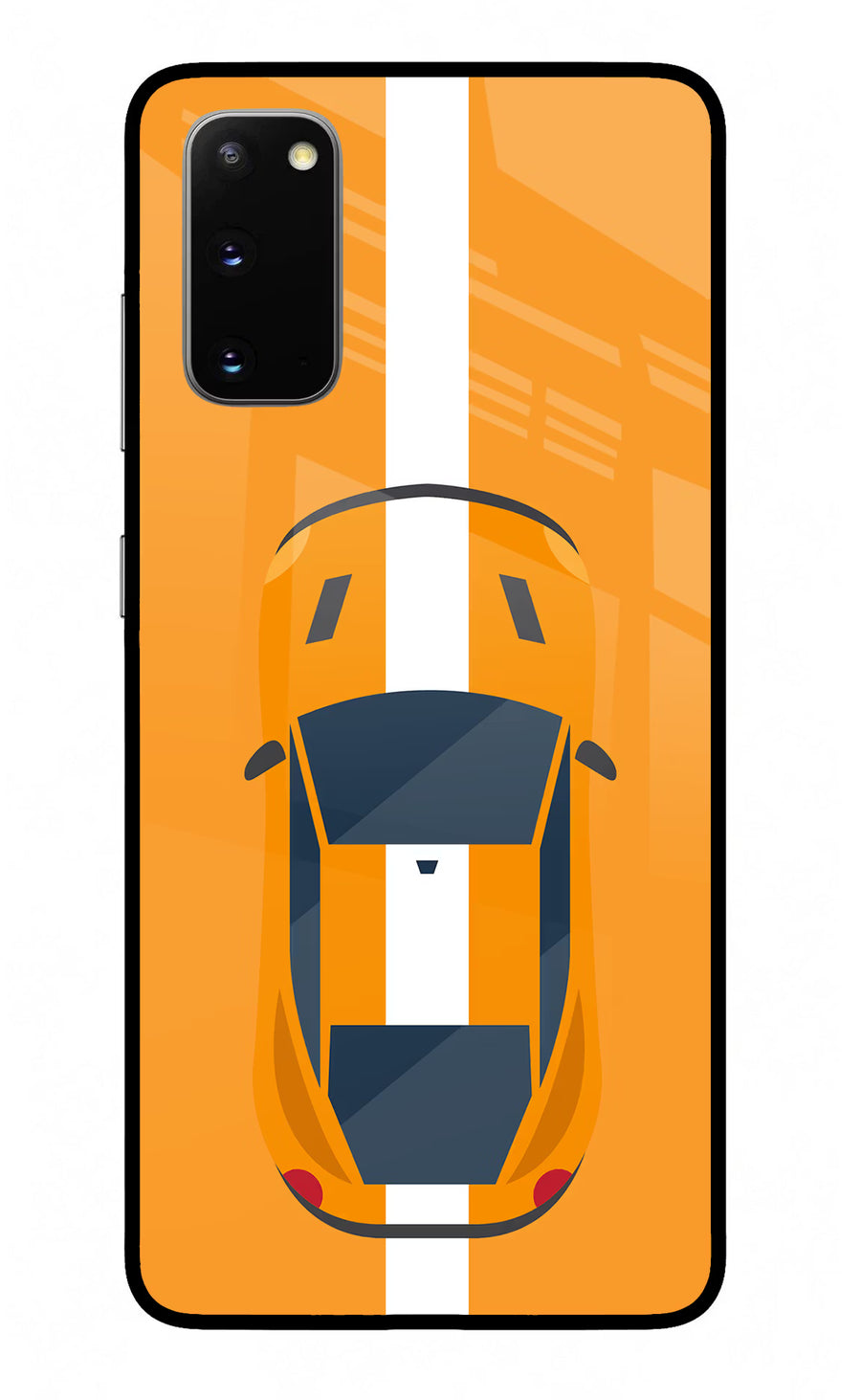 Highway Pursuit Samsung S20 Back Cover, Glass case