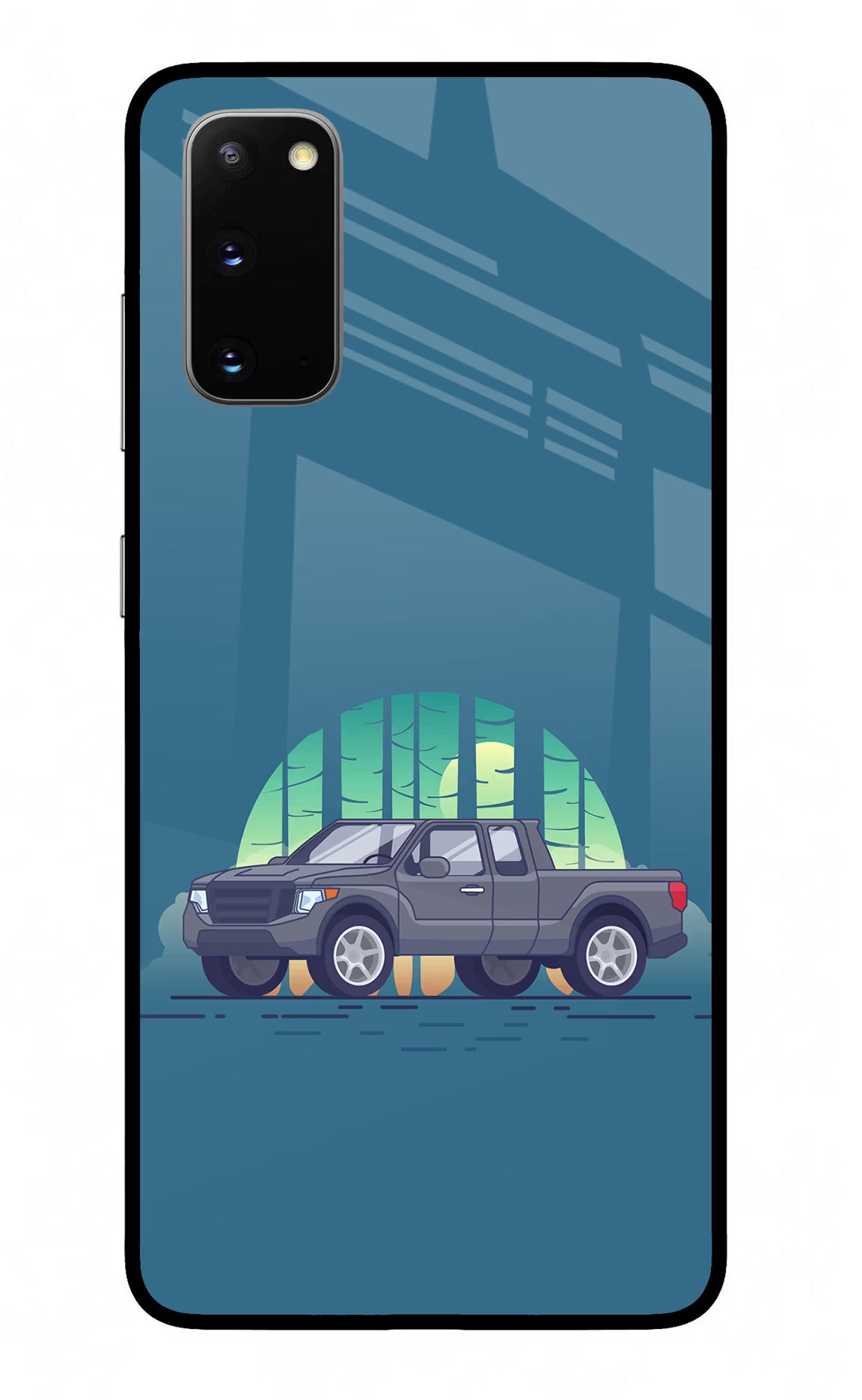 Retro Garage Vibe Samsung S20 Glass Case