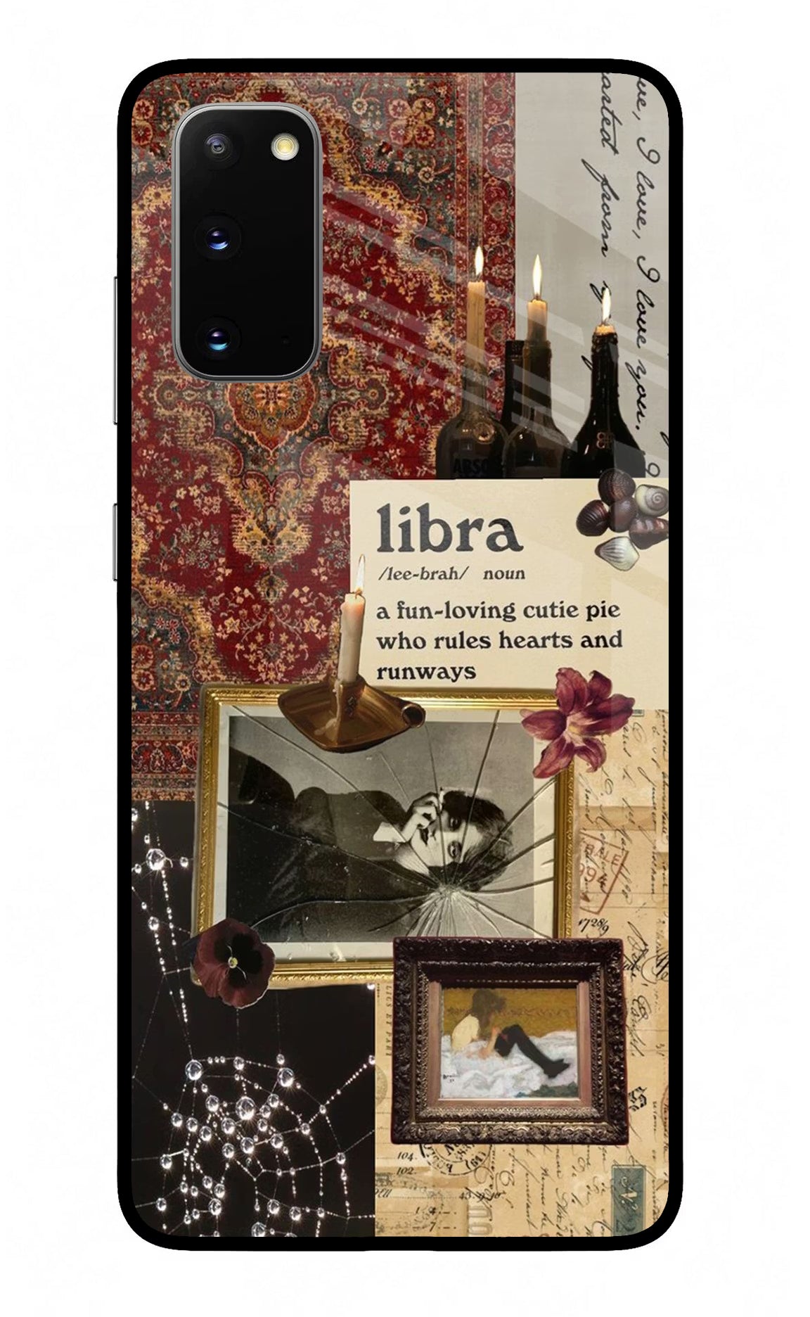 Libra Zodiac Samsung S20 Glass Case