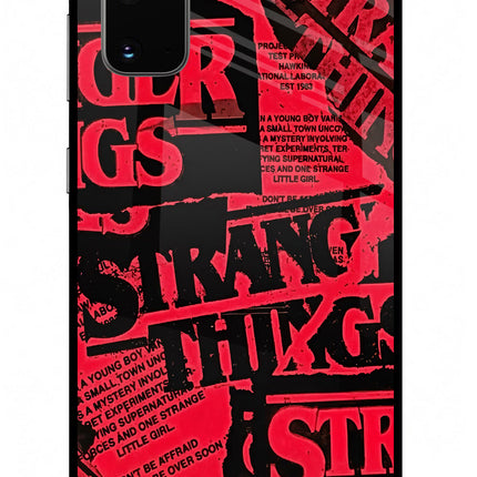 Ordinary Things Samsung S20 Glass Case Back Cover by Casekaro