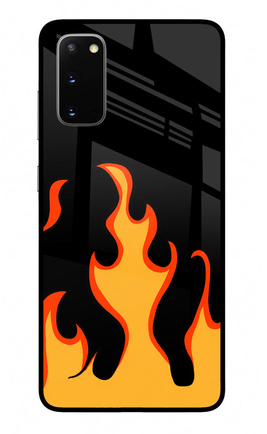 Fired Up – Black Samsung S20 Glass Case