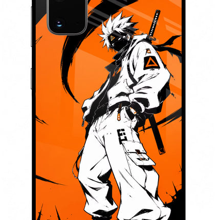 Street Samurai  Samsung S20 Glass Case Back Cover by Casekaro