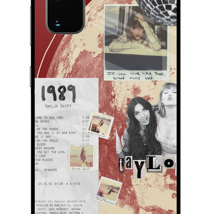 Taylor Swift Samsung S20 Glass Case Back Cover by Casekaro