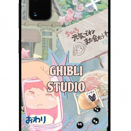 Studio Ghibli Samsung S20 Glass Case Back Cover by Casekaro