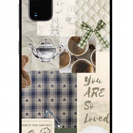 Cookie Samsung S20 Glass Case Back Cover by Casekaro