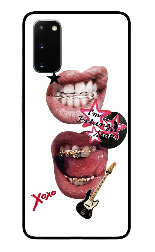 Rockstar Samsung S20 Glass Case