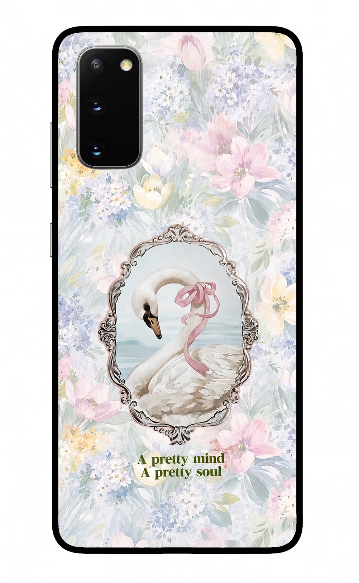 Pretty Mind Pretty Soul Samsung S20 Glass Case