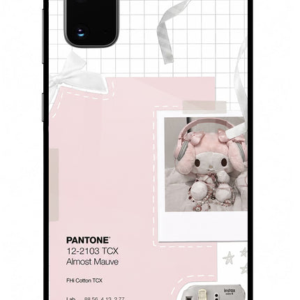 Pantone Asthetic Samsung S20 Glass Case Back Cover by Casekaro