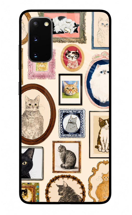 Mirror Cats Samsung S20 Glass Case