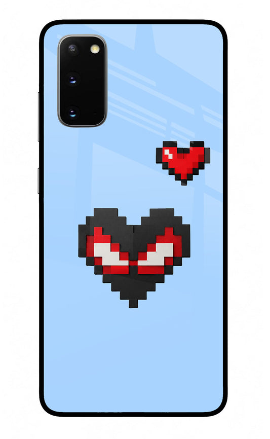 Peter Heart Samsung S20 Glass Case