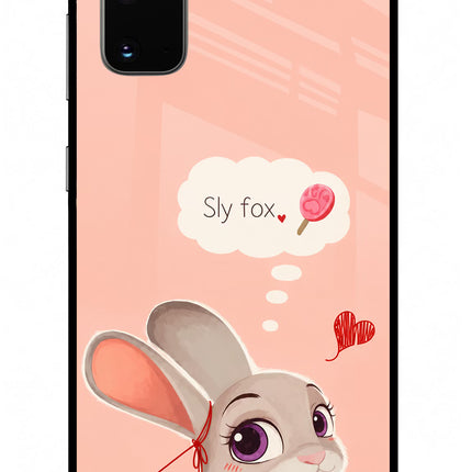 Judy Charm Samsung S20 Glass Case Back Cover by Casekaro