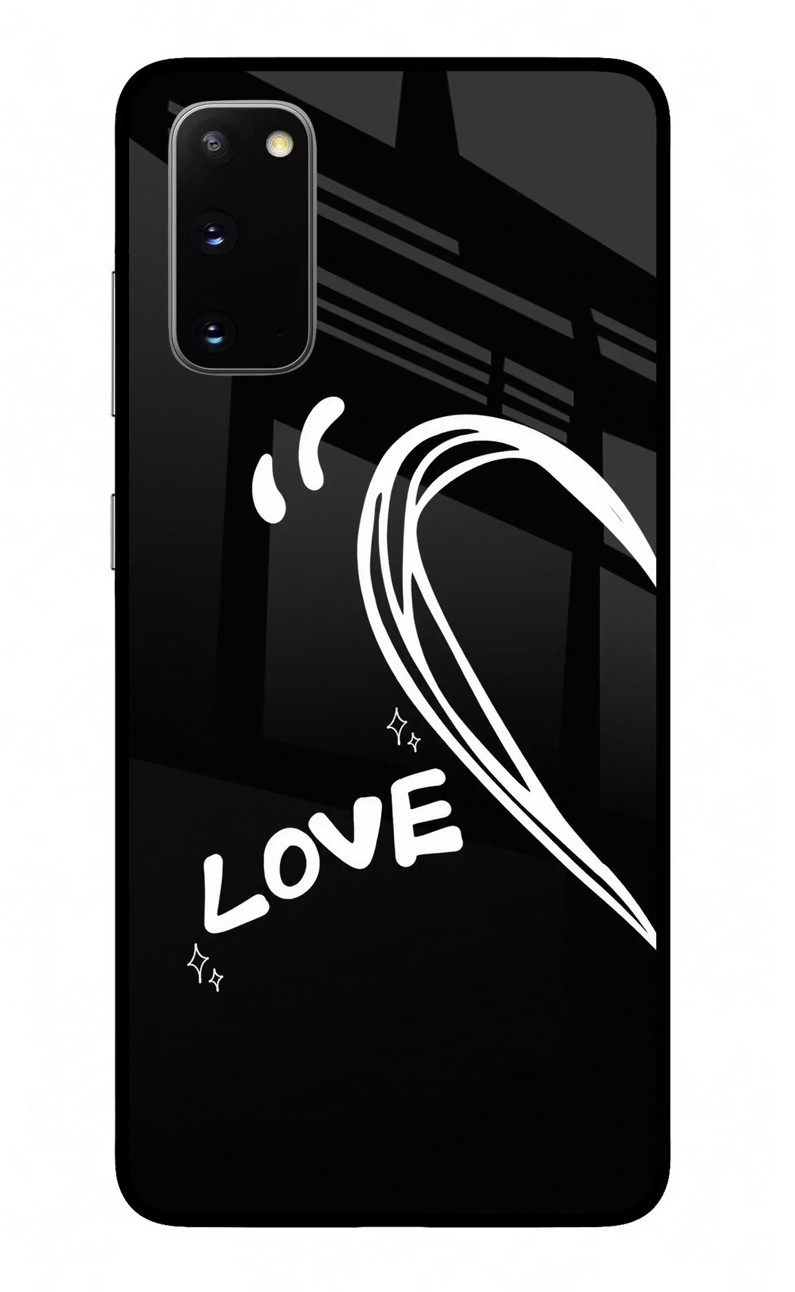 Love Line Samsung S20 Glass Case