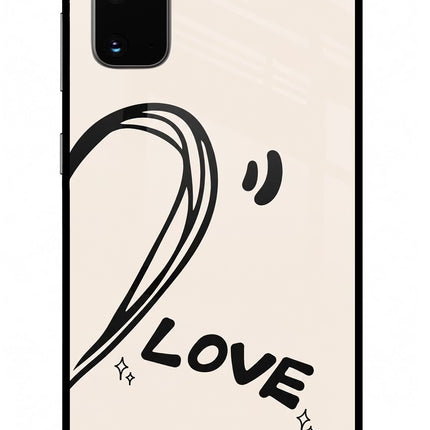 Soul Line Samsung S20 Glass Case Back Cover by Casekaro