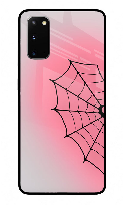 Pink Web Samsung S20 Glass Case