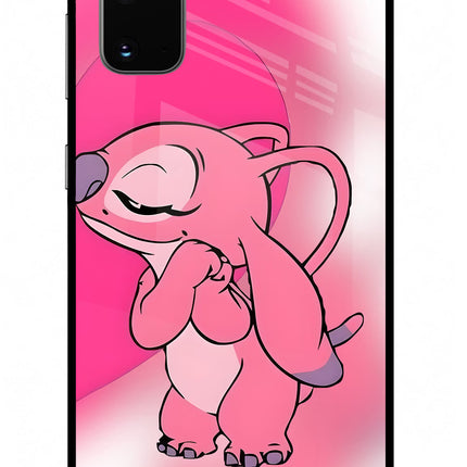 Angel Hug Samsung S20 Glass Case Back Cover by Casekaro