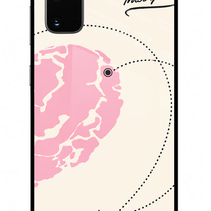 Miss Orbit Samsung S20 Glass Case Back Cover by Casekaro