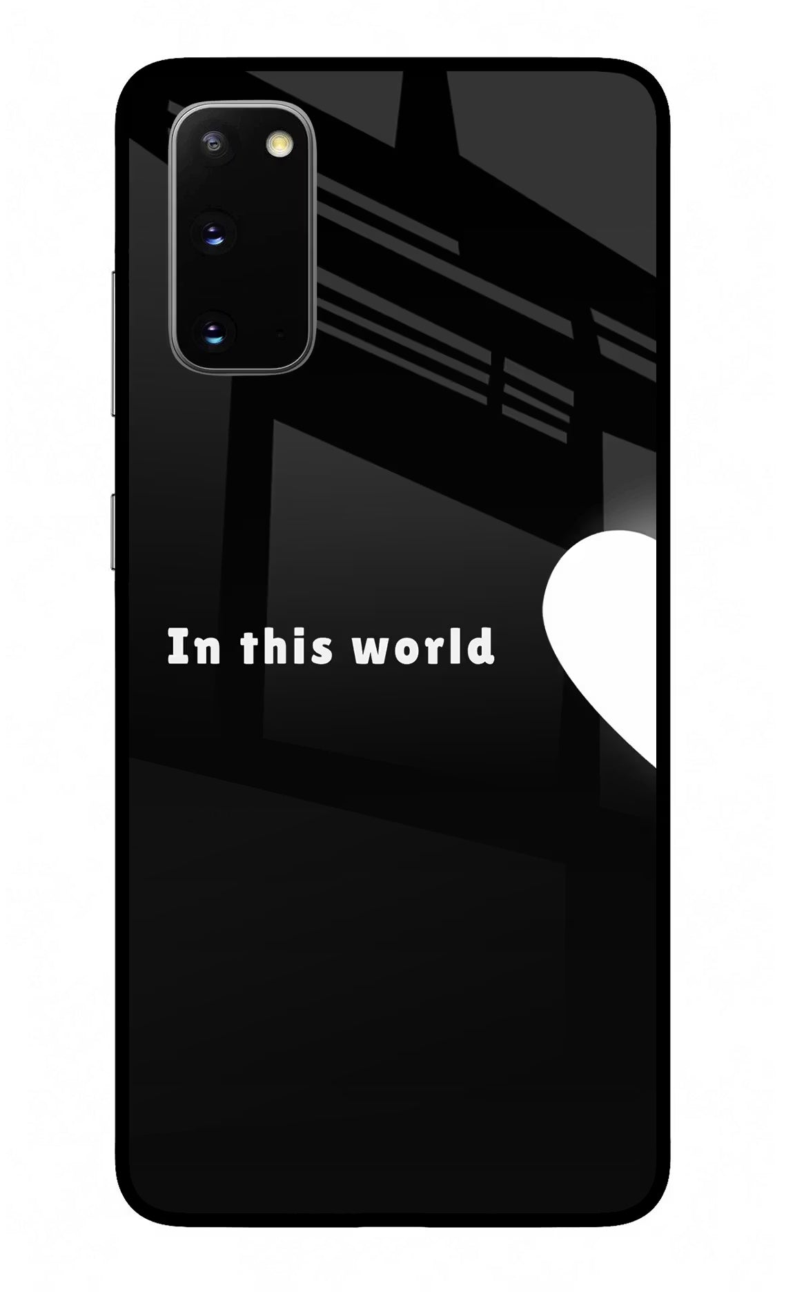 This World Samsung S20 Glass Case