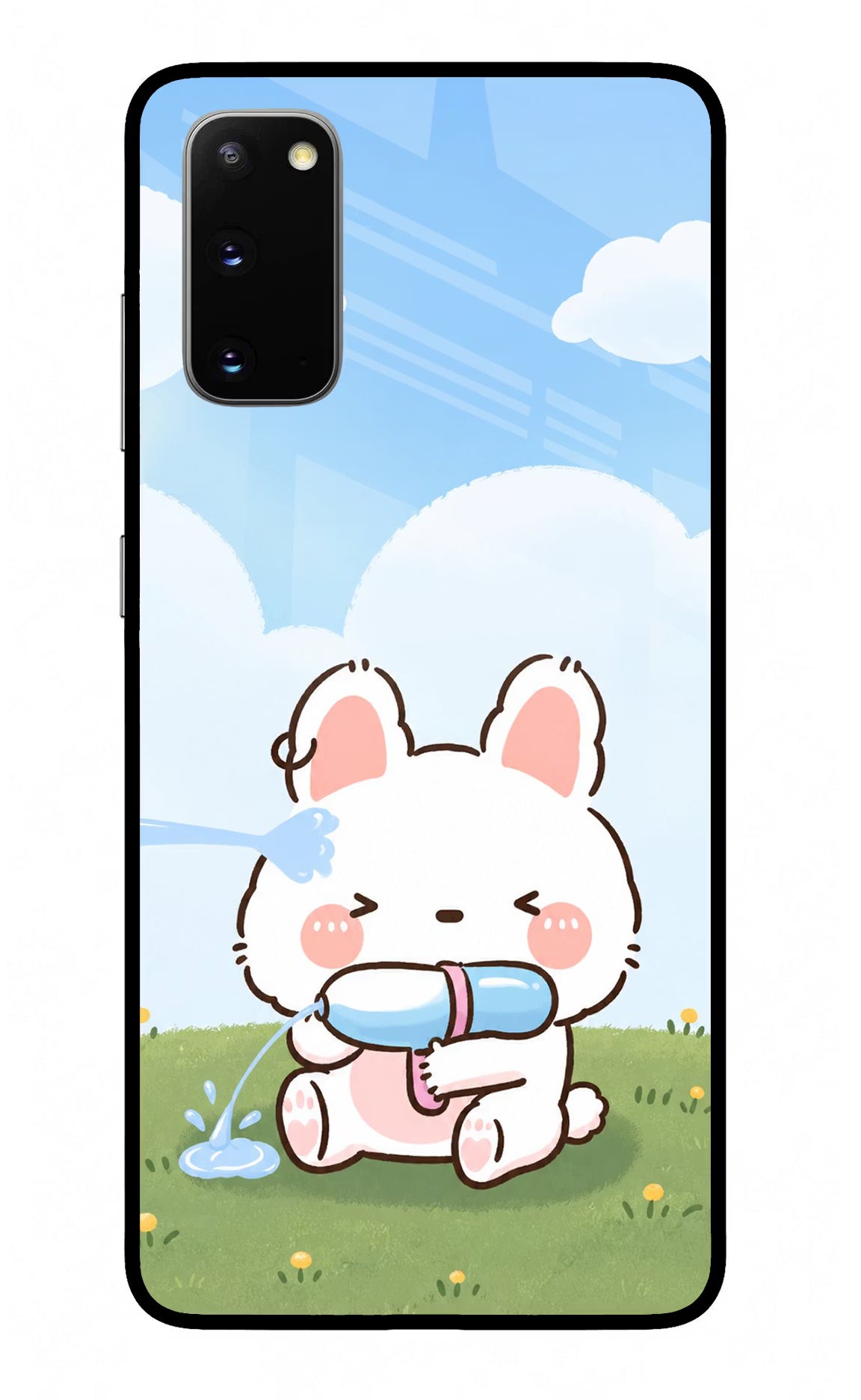Bunny Treat Samsung S20 Glass Case