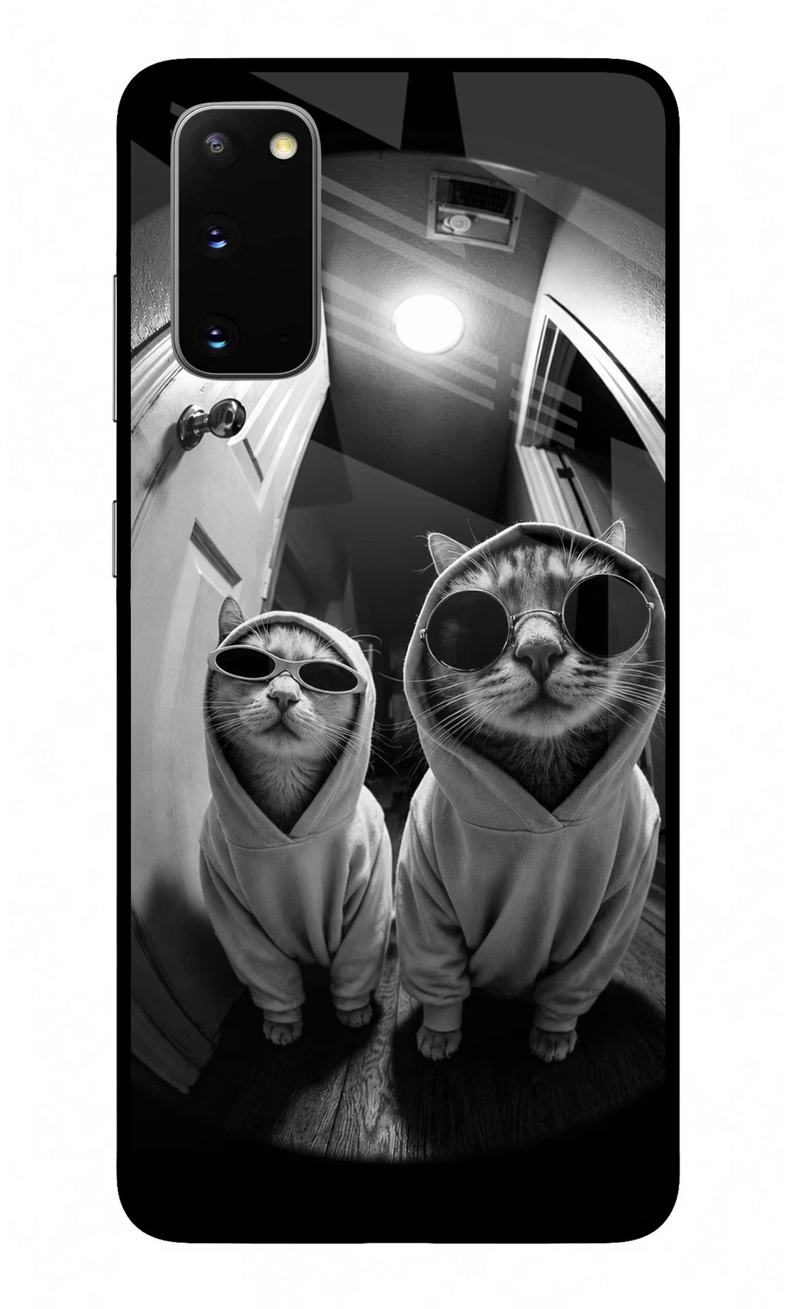 Hood Cats Samsung S20 Glass Case