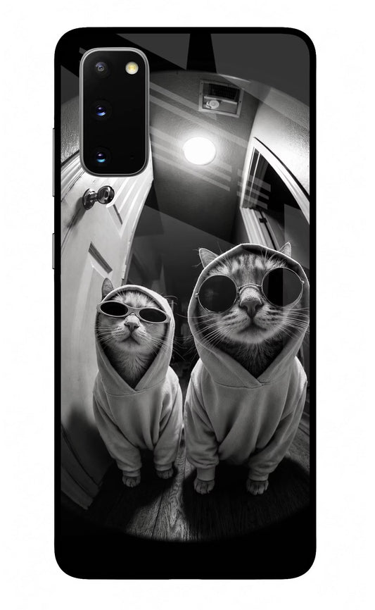 Hood Cats Samsung S20 Glass Case