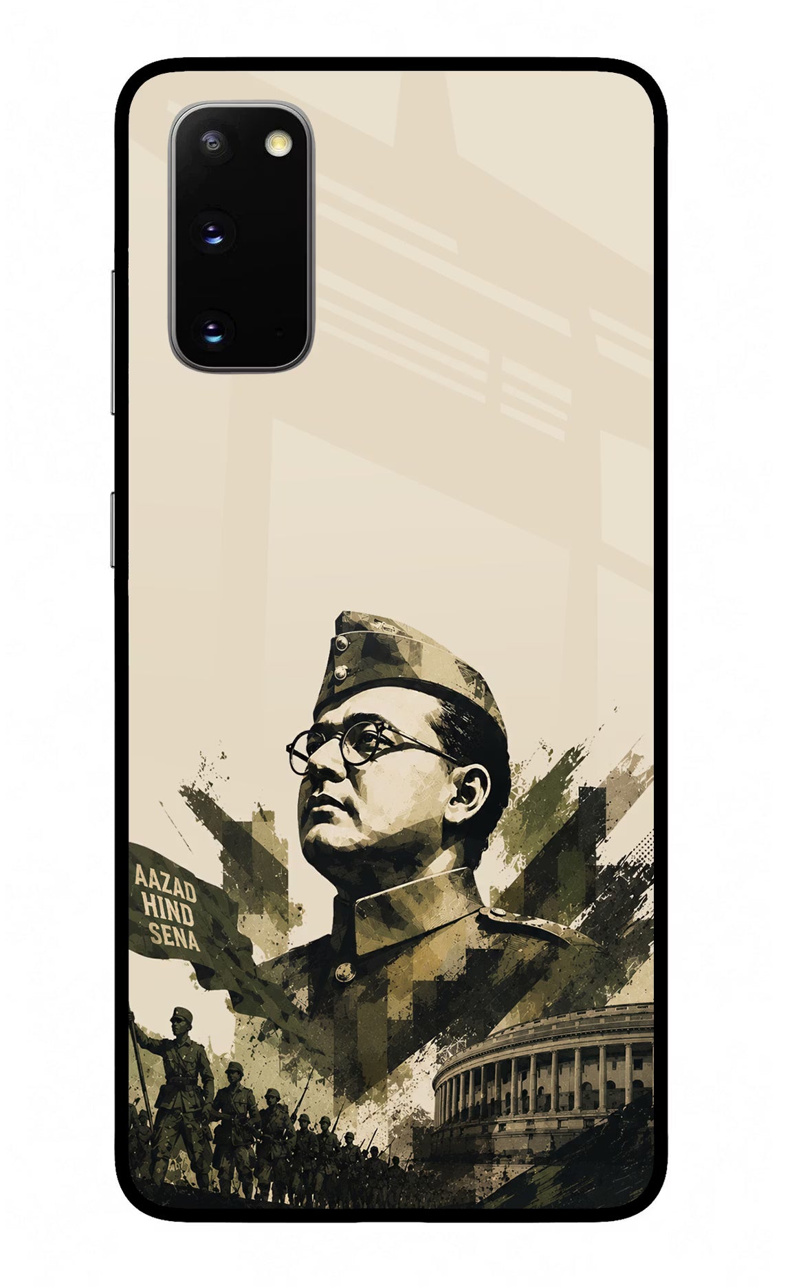 Netaji Rising Samsung S20 Glass Case