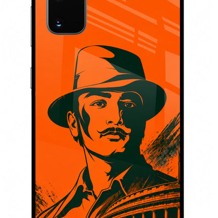 Bhagat Singh Legacy Samsung S20 Glass Case Back Cover by Casekaro