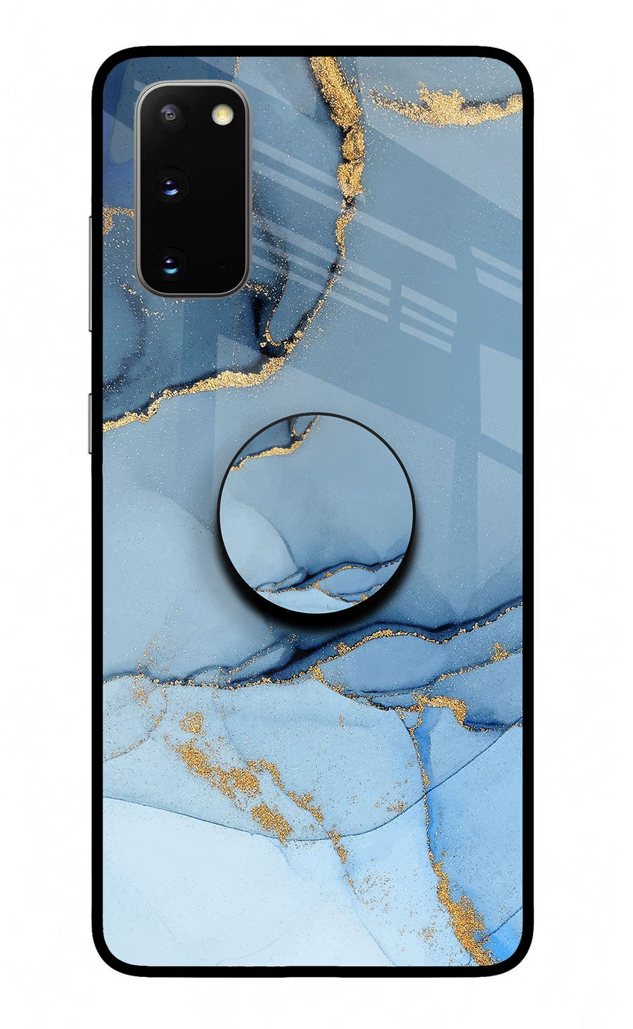 Blue Marble Samsung S20 Pop Case, Glass case