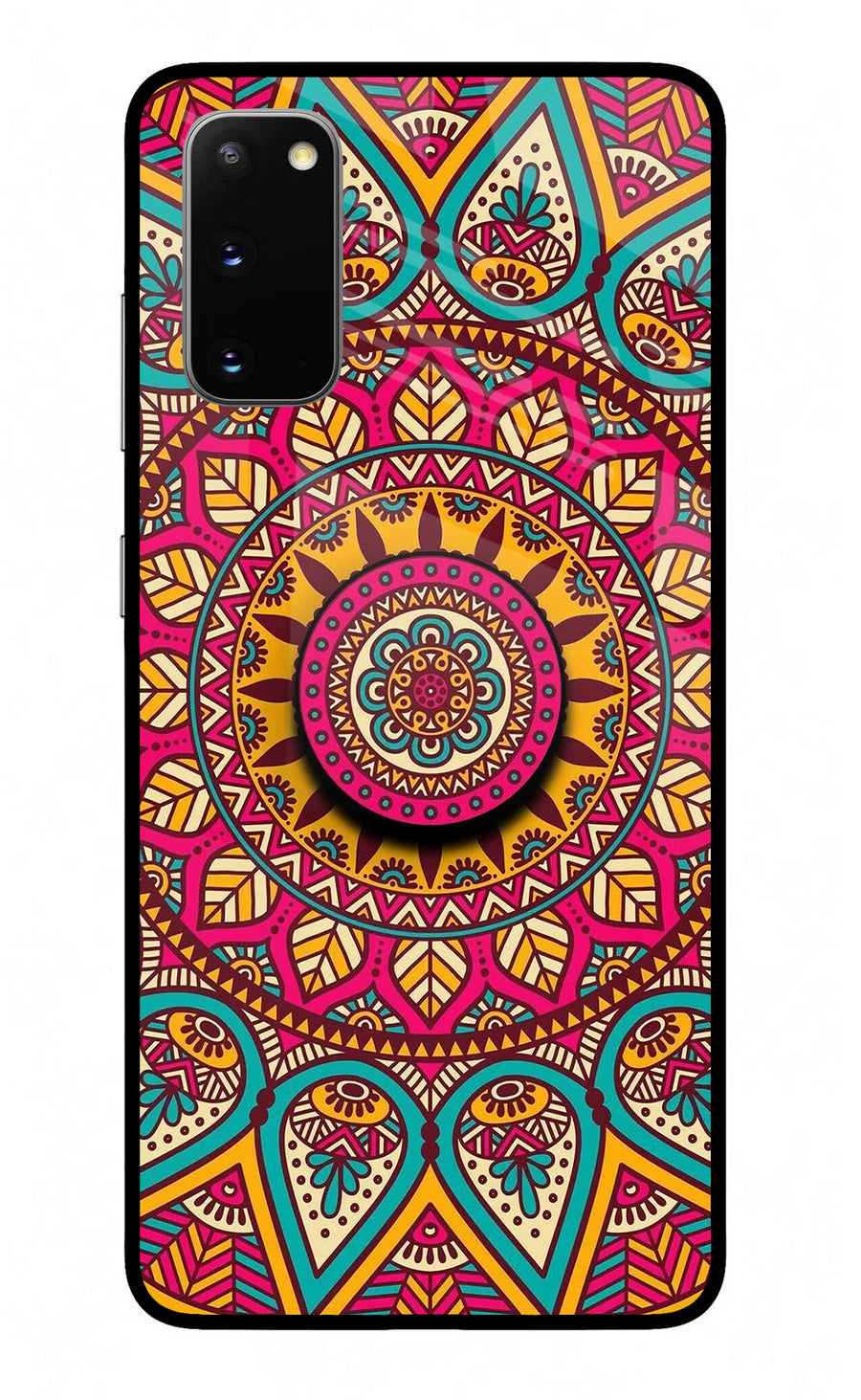 Mandala Samsung S20 Pop Case, Glass case