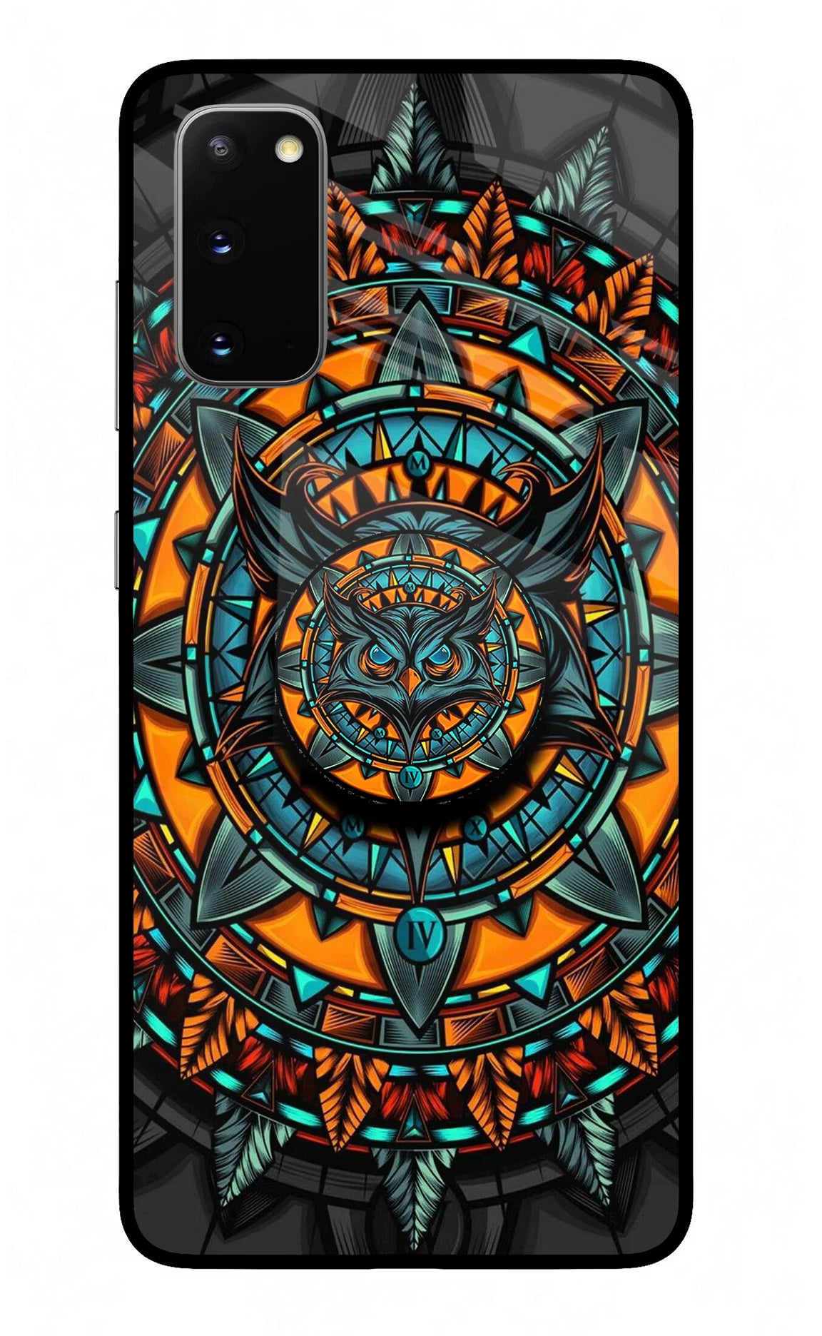 Angry Owl Samsung S20 Pop Case by Casekaro