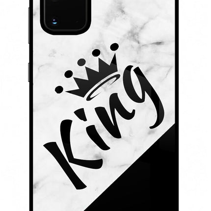 King Samsung S20 Plus Glass Case Back Cover by Casekaro