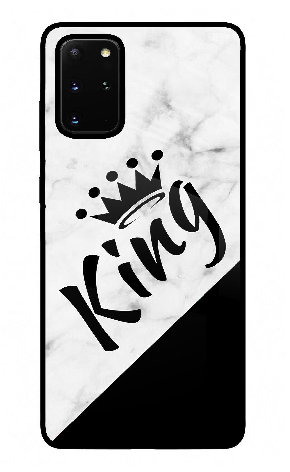 King Samsung S20 Plus Glass Case Back Cover by Casekaro