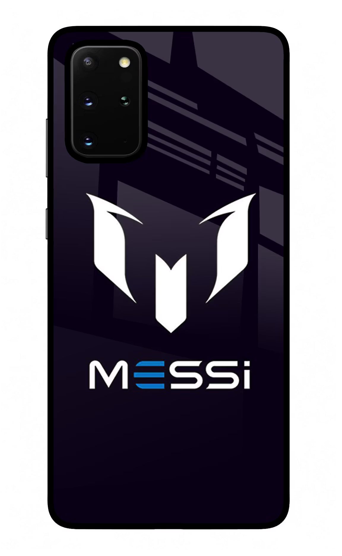 Messi Logo Samsung S20 Plus Glass Case Back Cover by Casekaro