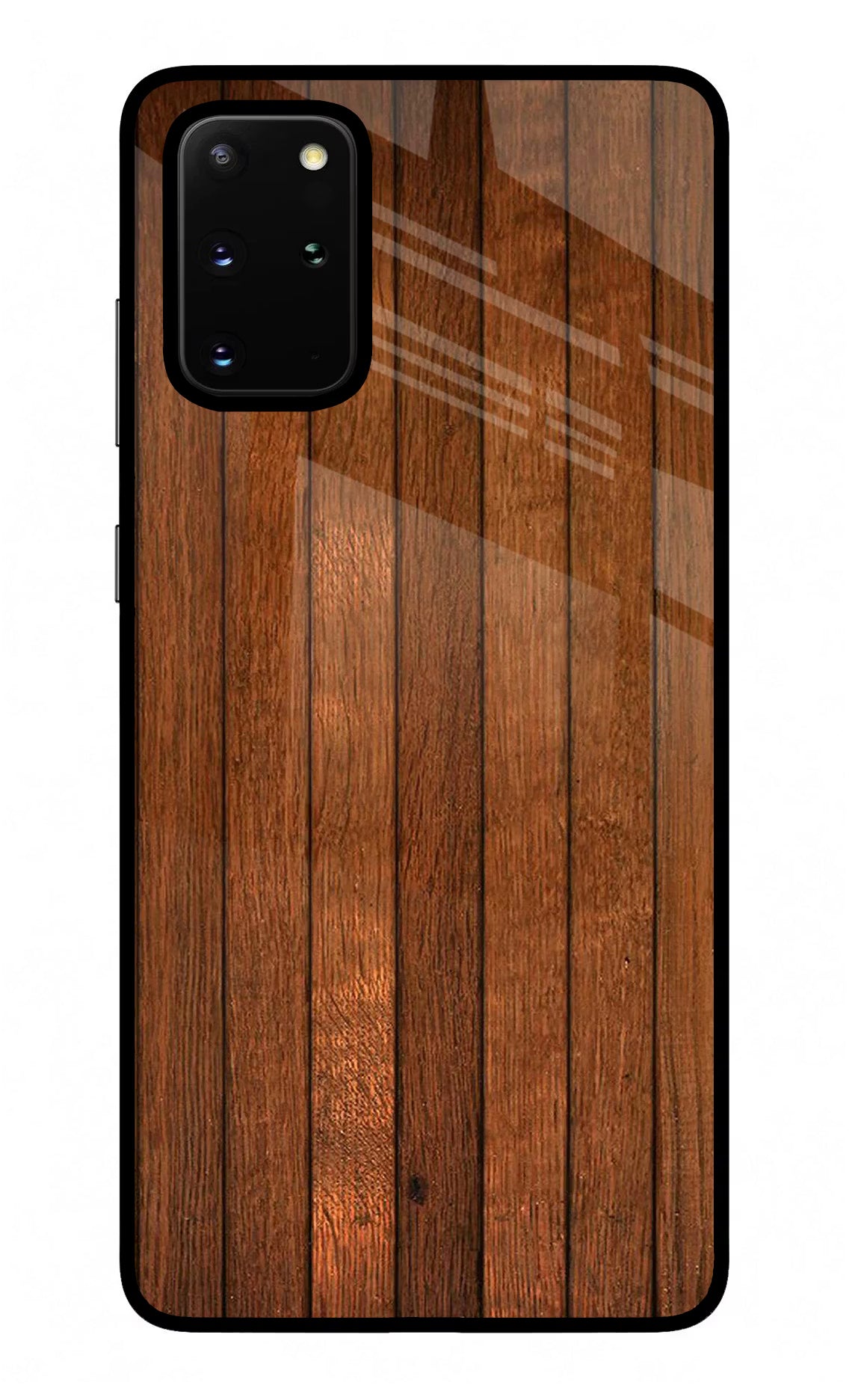 Wooden Artwork Bands Samsung S20 Plus Glass Case Back Cover by Casekaro
